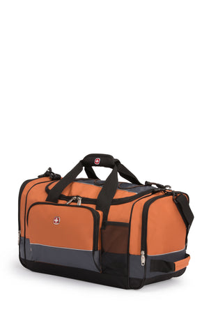 Swissgear 9000 20” Apex Duffel Bag - Orange/Gray