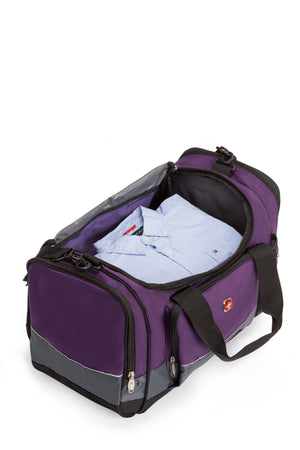 Swissgear 9000 20” Apex Duffel Bag Spacious main compartment