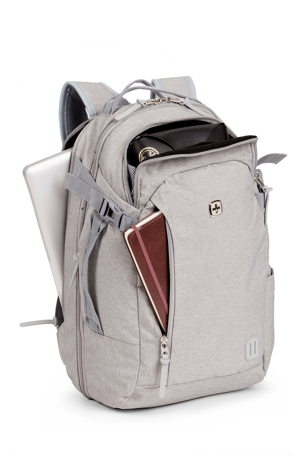 SWISSGEAR 5337 Travel Laptop Backpack - Light Grey - 06