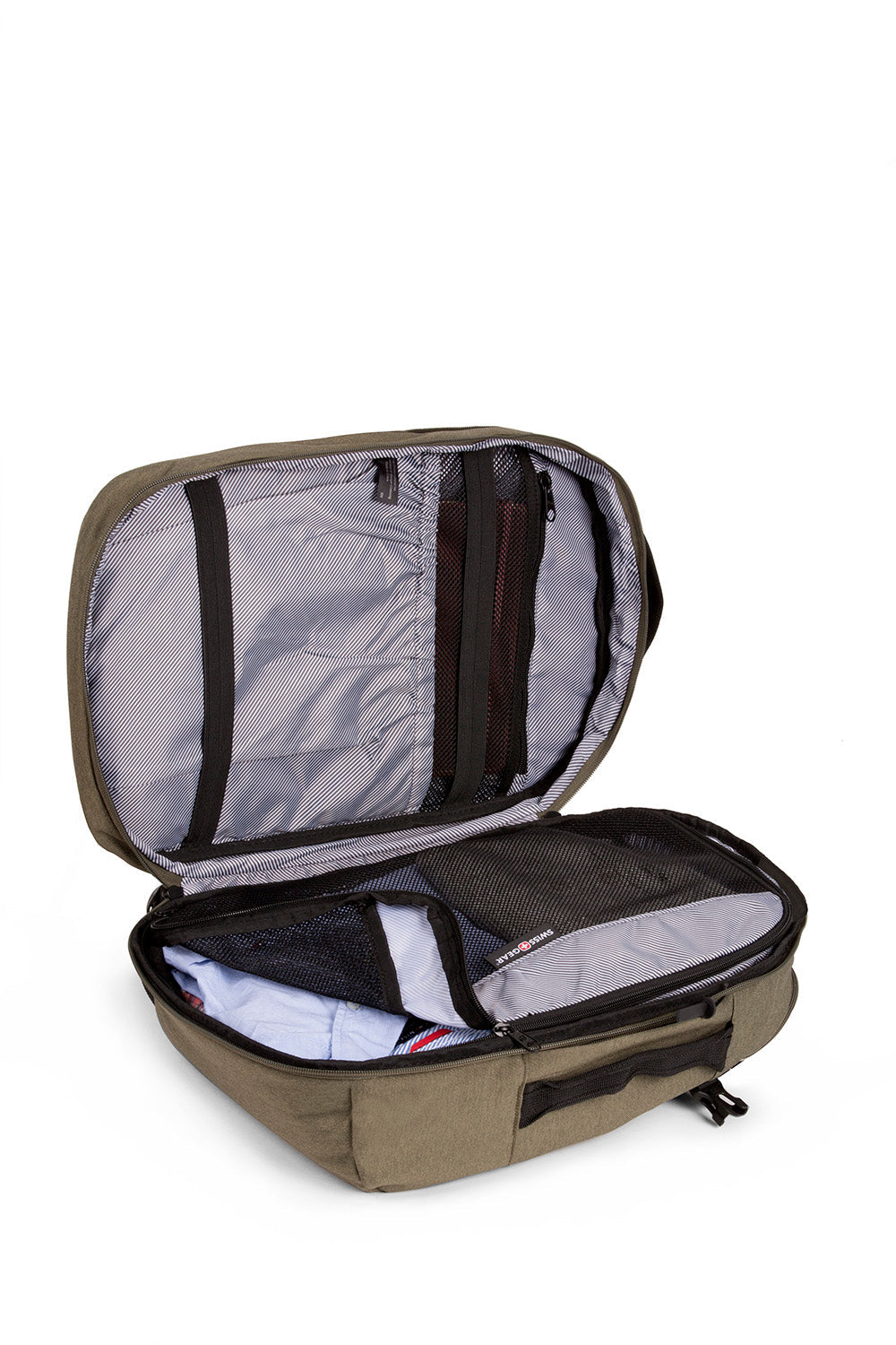 SWISSGEAR 5337 Travel Laptop Backpack - Olive Green - 06
