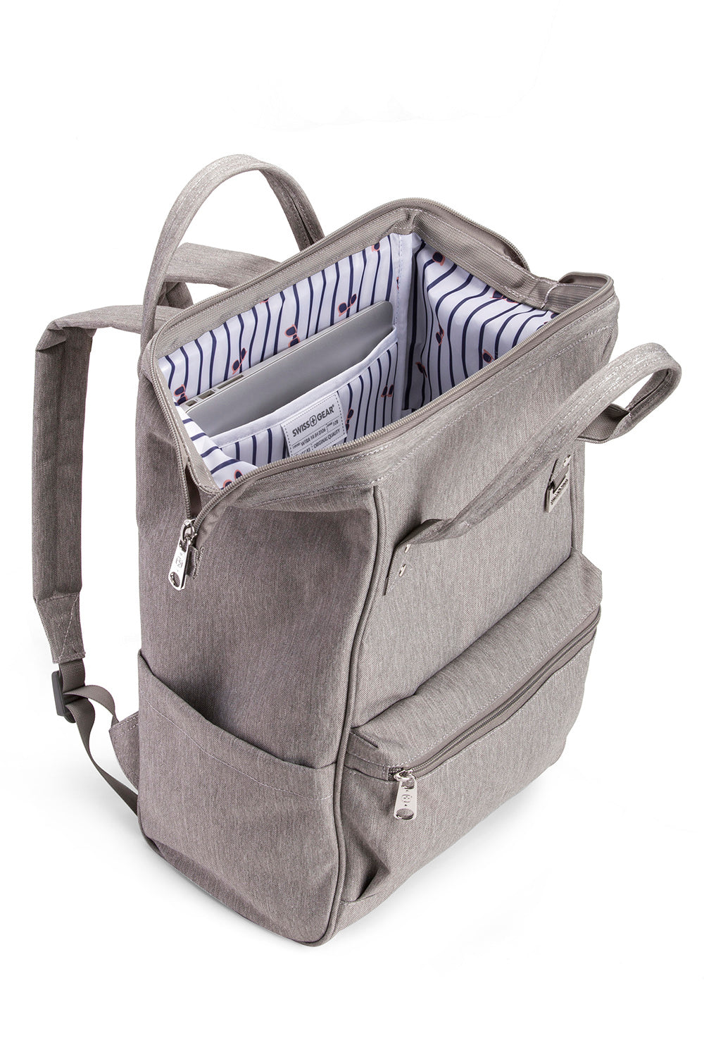 SWISSGEAR Artz Laptop Backpack - Light Grey - 05