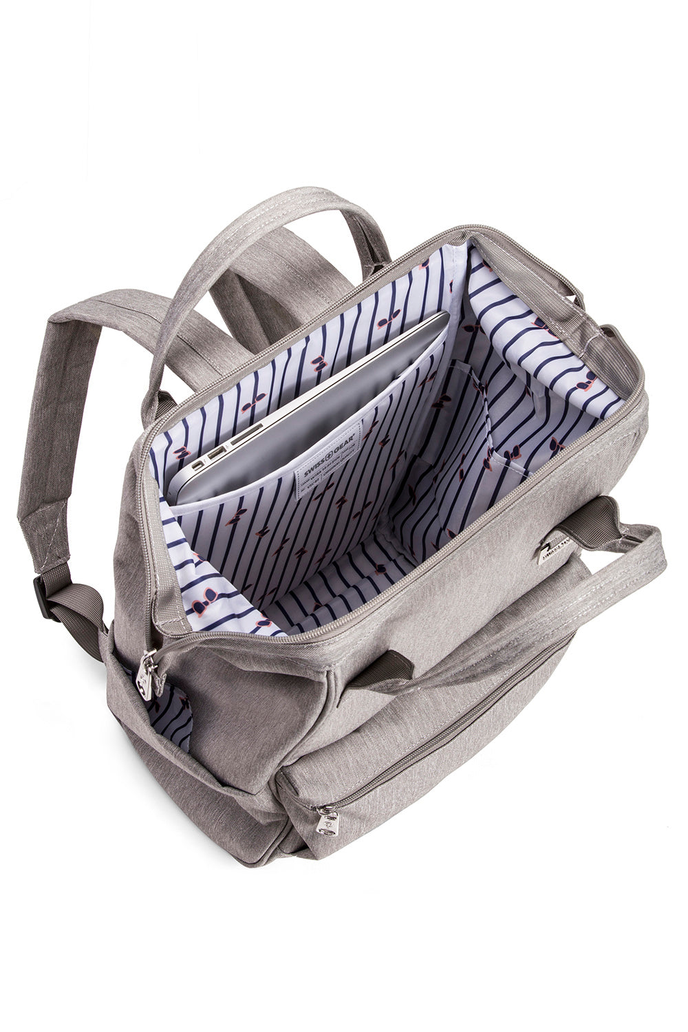 SWISSGEAR Artz Laptop Backpack - Light Grey - 07