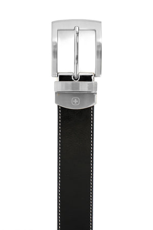 Swissgear Oberland Reversible Leather Belt - Medium - Black Side