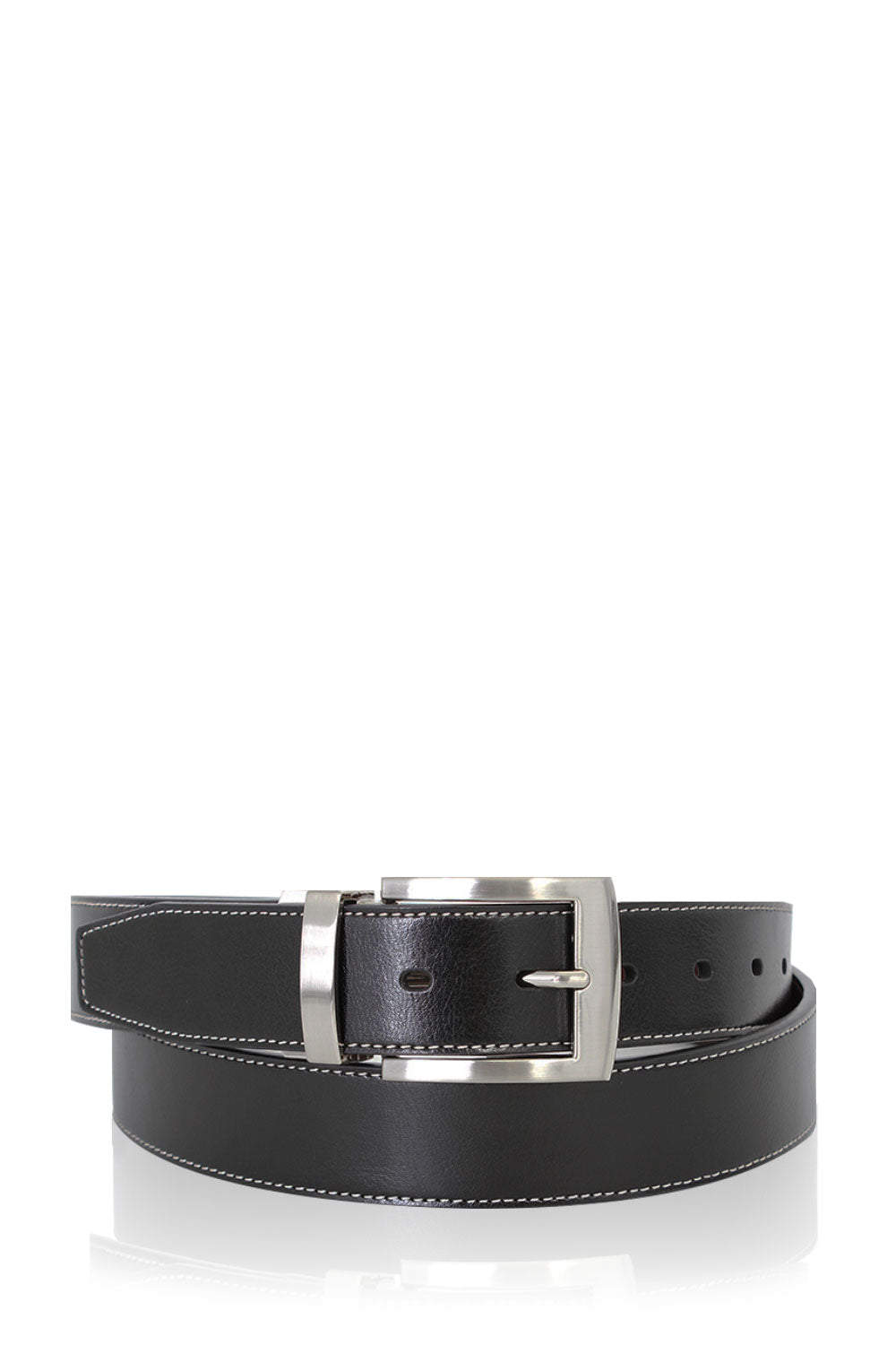 Swissgear Oberland Reversible Leather Belt - Medium - Black-Brown