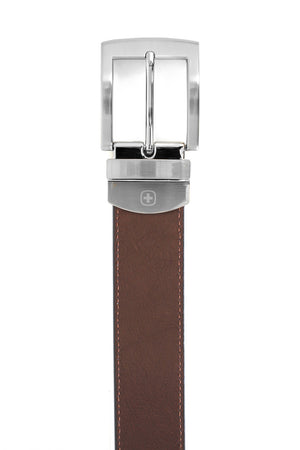 Swissgear Oberland Reversible Leather Belt - Medium - Brown  Side