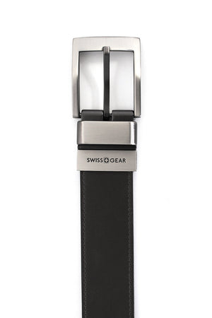 Swissgear Wiler Reversible Leather Belt- Large - Black Side