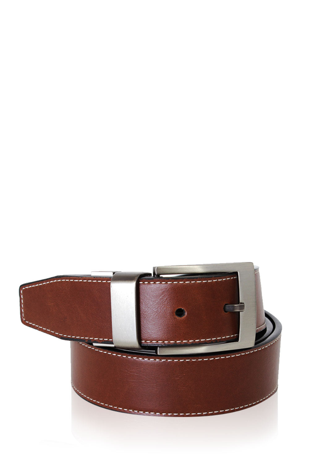 Swissgear Wiler Reversible Leather Belt - XX Large - Black Light Brown 