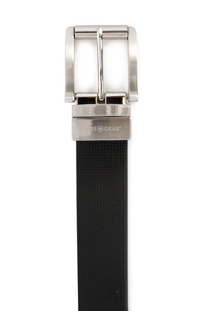 Swissgear Bex Reversible Leather Belt Black Leather Side