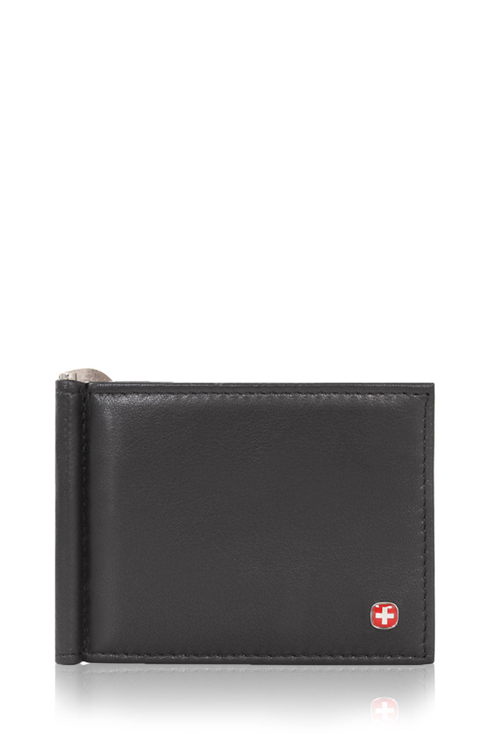 Swissgear Money Clip Bifold Card Wallet - Black