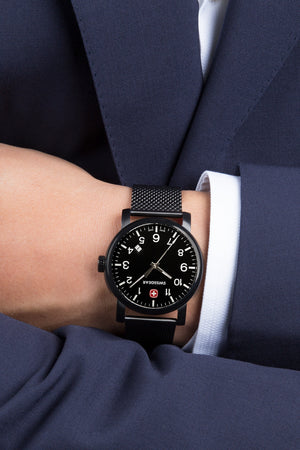  Swissgear Legacy Watch - Black with Black Dial & Black Strap