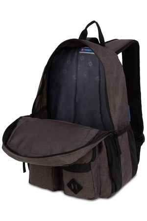SWISSALPS 501 School Backpack - Heather Gray/Black