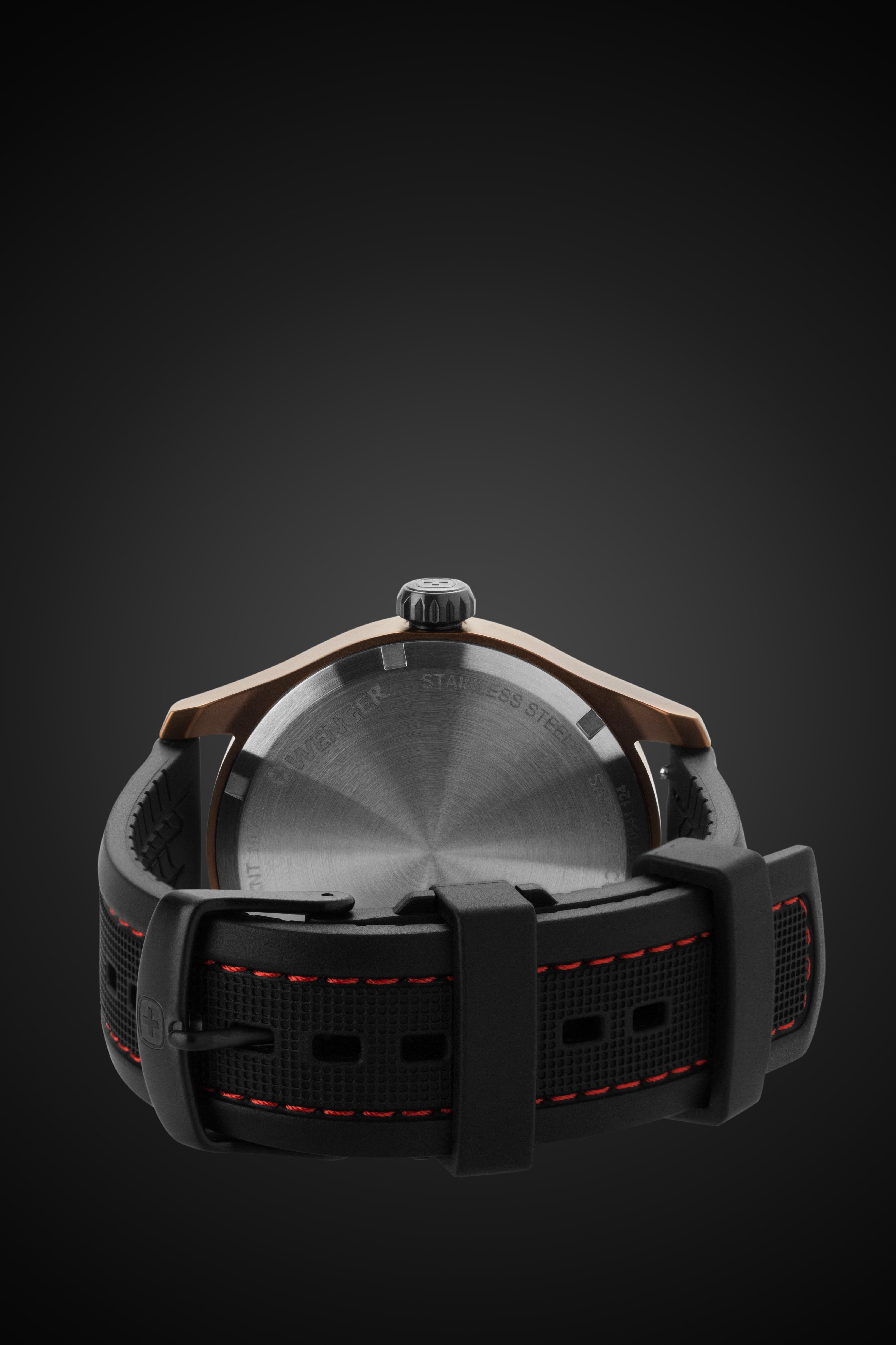 Wenger Terragraph Watch - Bronze and Black Ice with Black Dial and