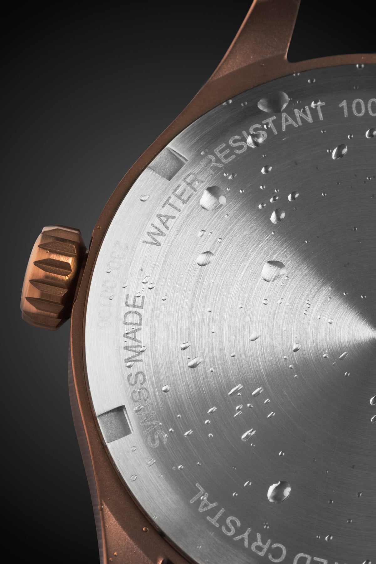 Wenger Terragraph Watch - Bronze with Black Dial and Black Silicone Strap