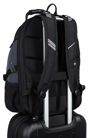 Wenger Legend ScanSmart Laptop Backpack - Black/Gray