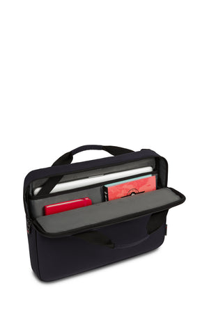 Wenger Notion 16 inch Slim Briefcase Padded compartment for up to a 16'' laptop with a protective padded divider that allows carrying a tablet by its side