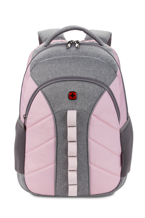 Wenger Sun 16 inch Laptop Backpack - Gray Heather/Pink