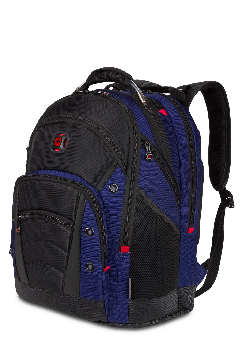 Wenger Synergy Laptop Backpack - Black/Royal Blue - 01