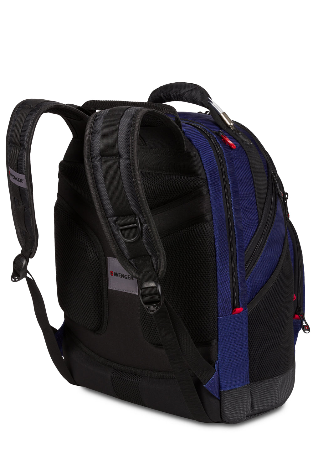 Wenger Synergy Laptop Backpack - Black/Royal Blue - 02