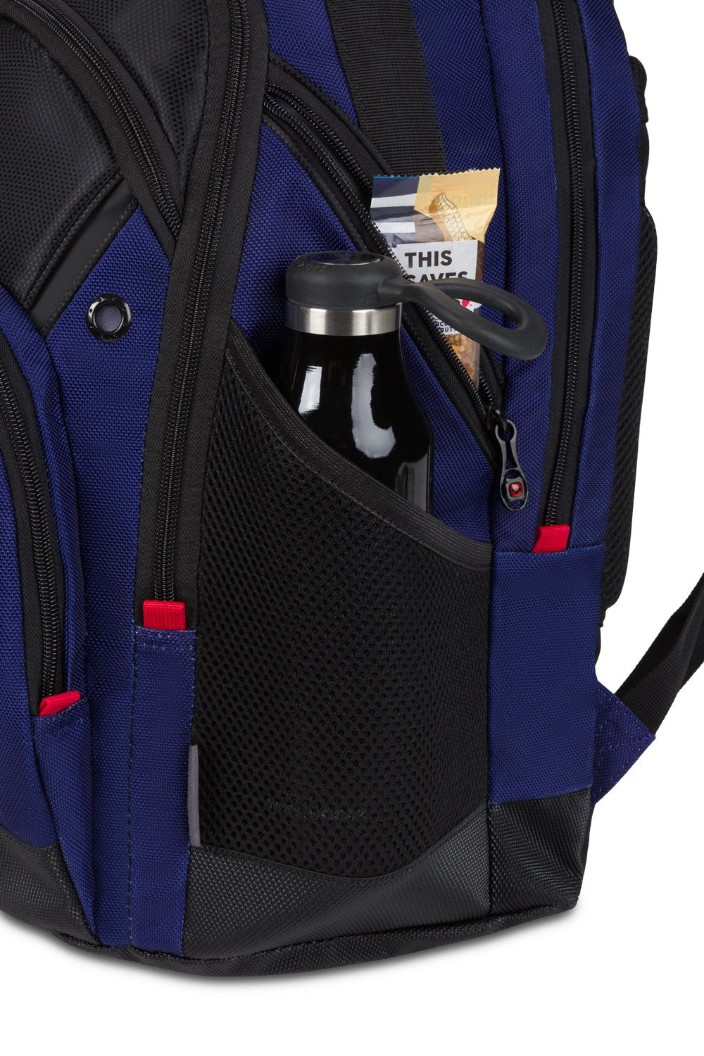 Wenger Synergy Laptop Backpack - Black/Royal Blue - 05