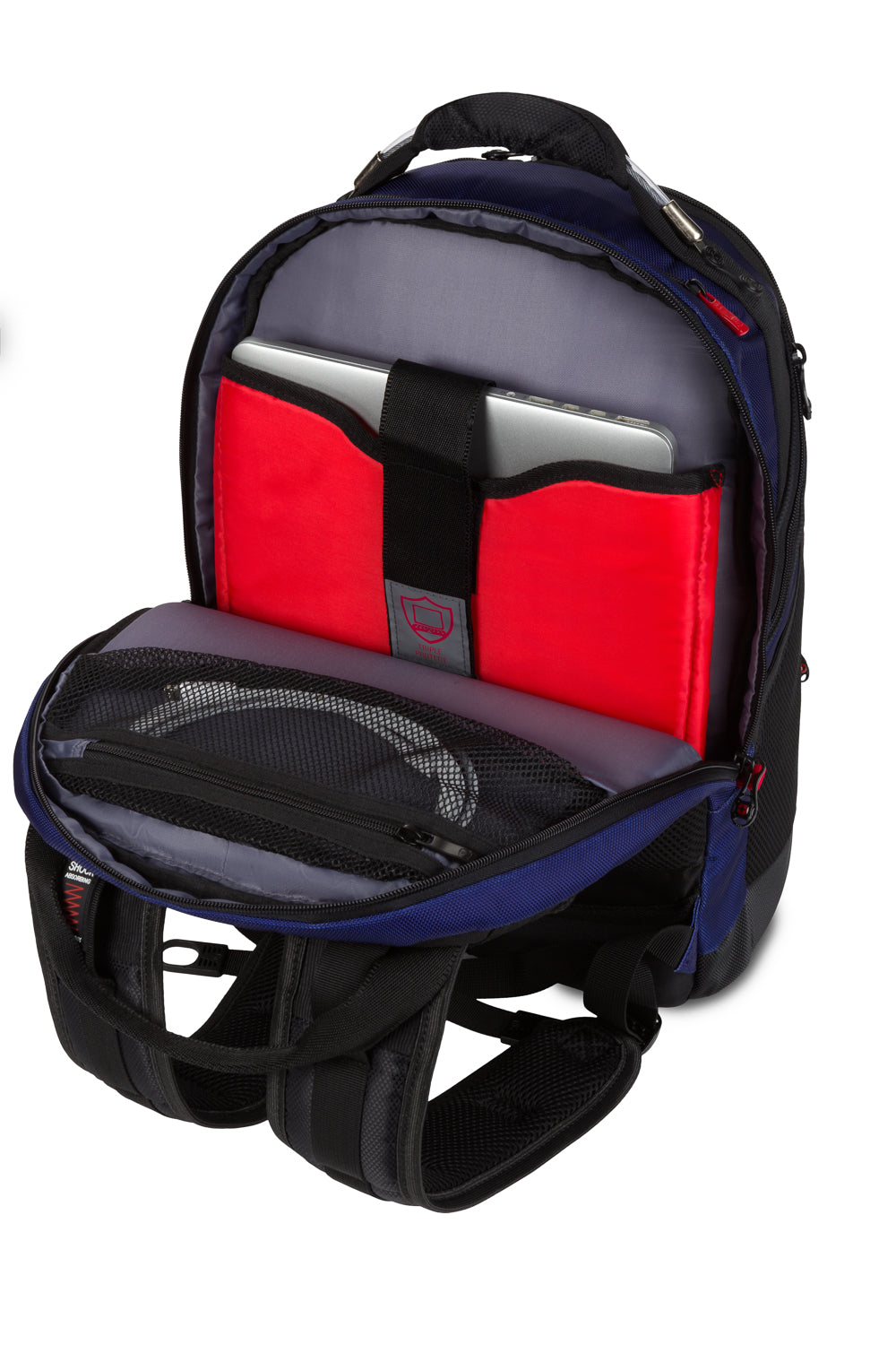 Wenger Synergy Laptop Backpack - Black/Royal Blue - 08