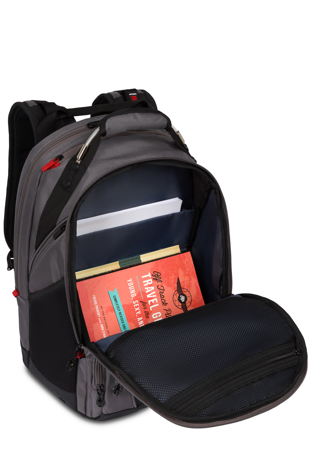 Wenger Synergy Laptop Backpack - Grey/Black - 06
