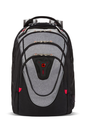 Wenger Ibex 17 inch Laptop Backpack - Grey Heather/Black 