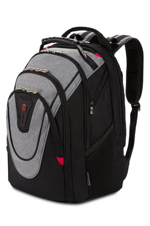 Wenger Ibex 17 inch Laptop Backpack - Grey Heather/Black 