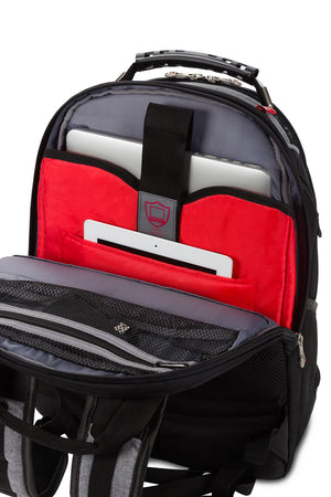 Wenger Ibex 17 inch Laptop Backpack - Triple Protected padded compartment protects up to a 16'' laptop and a tablet