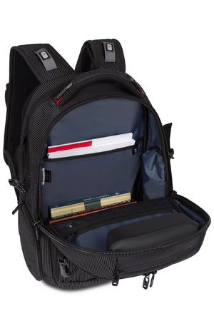 Wenger Commander USB ScanSmart Laptop Backpack - Dotted Black
