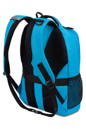Wenger Sprint Laptop Backpack Ergonomically contoured, padded shoulder straps feature breathable mesh fabric and thumb ring pulls for easily adjusting the fit. A D ring lets you attach added gear