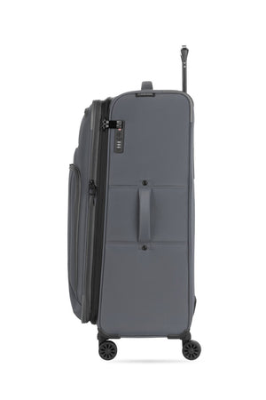 Wenger 7062 Expandable 3 piece Spinner Luggage Set – Gray Reinforced, padded side handle (Checked luggage only)