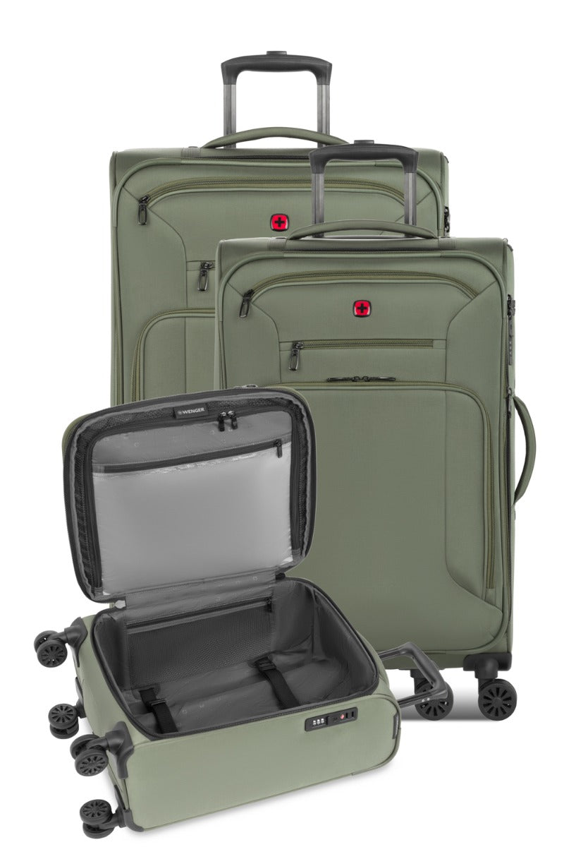 Wenger WG7062 3-Piece Spinner Set in Green – SWISSGEAR