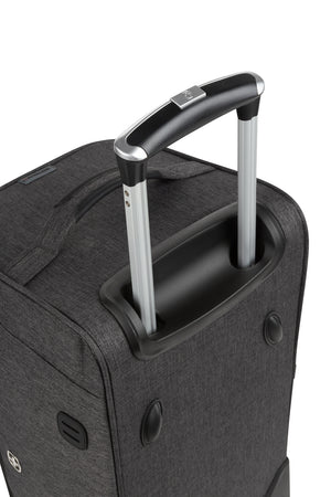 Wenger Urban Tourist Rolling Duffel - Dark Gray Heather Push-button, locking, aluminum telescopic handle makes handling easy