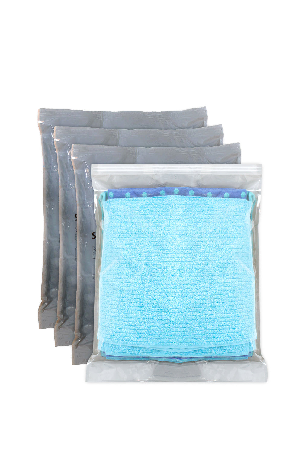 Swissgear Space Saving Packing Bags - Transparent backs help identify contents