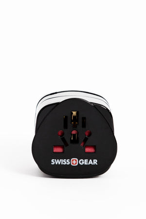 Swissgear Grounded Adaptor Plug UK - Black