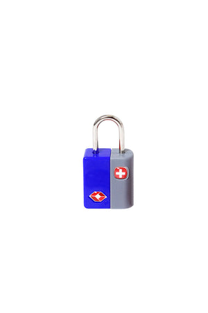 Swissgear TSA Key Lock Twin Pack - Blue Rugged plastic body with steel shank