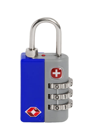 Swissgear Deluxe TSA Combination Lock - Blue