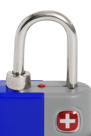 Swissgear Deluxe TSA Combination Lock - Blue is Easy to set and re-set