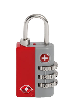 Swissgear Deluxe TSA Combination Lock - Red