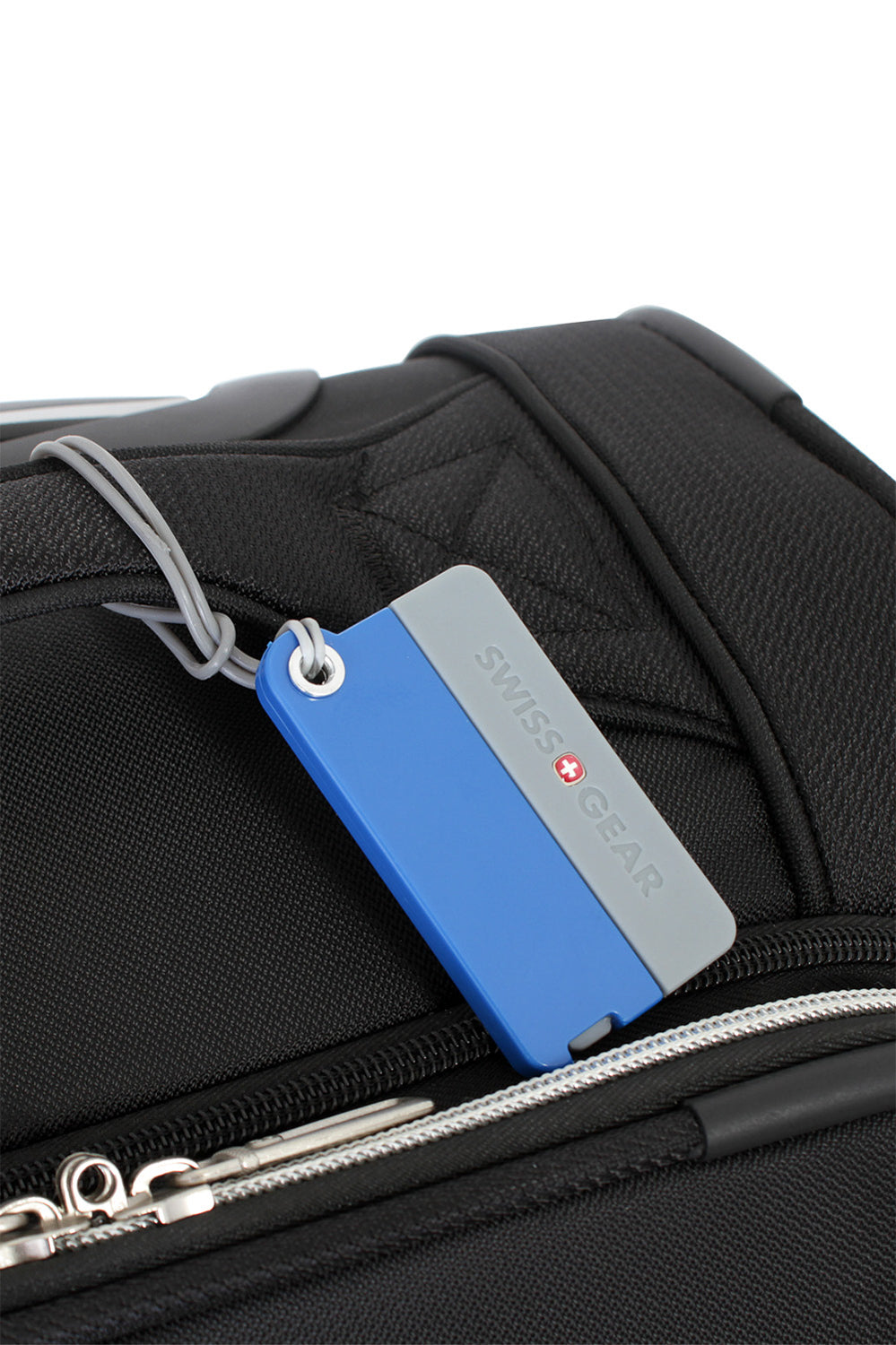 SWISSGEAR Basic Privacy Luggage Tag Twin Pack in Blue/Grey