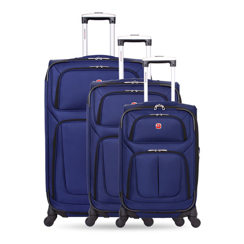 Swissgear 7208 Expandable Liteweight 3pc Spinner Luggage Set