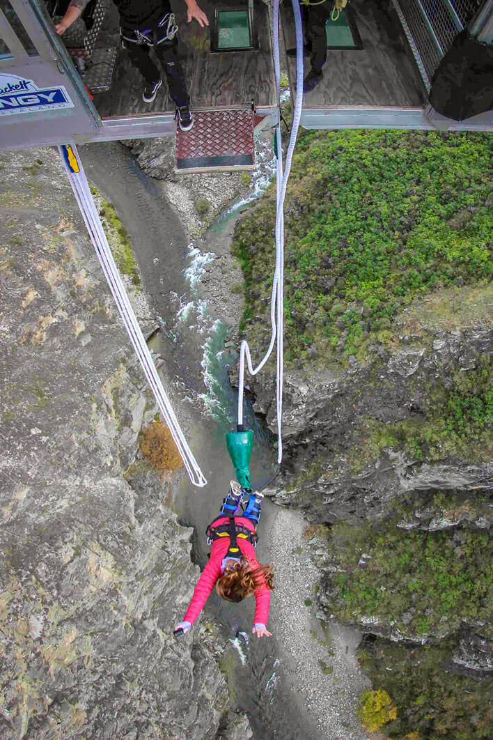 Bungee Jumping at Nevis Bungy
