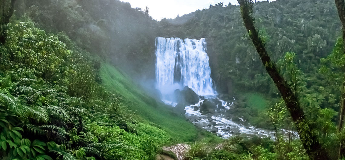 New Zealand, Marokopa Waterfalls